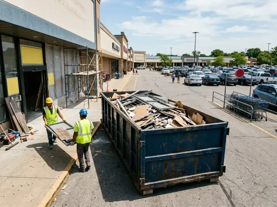 retail-store-renovation-debris-003 — frequently asked questions, Roll-off Dumpster Rentals in New Whiteland, IN